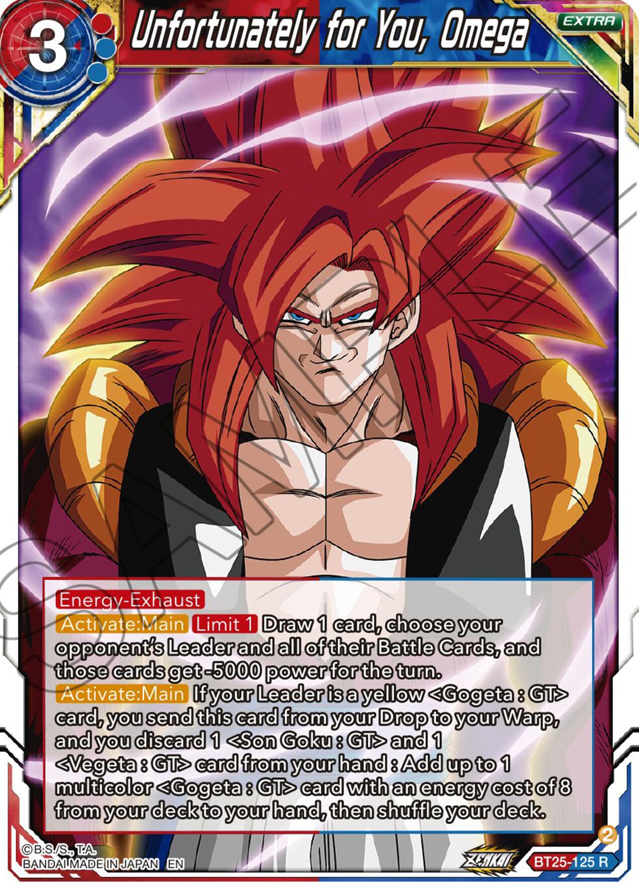 Unfortunately for You, Omega (BT25-125) [Legend of the Dragon Balls] | Tables and Towers