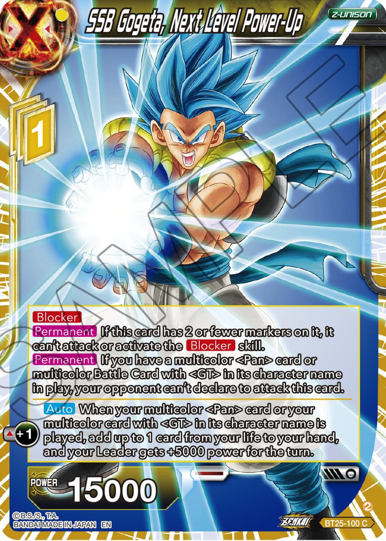 SSB Gogeta, Next Level Power-Up (BT25-100) [Legend of the Dragon Balls] | Tables and Towers