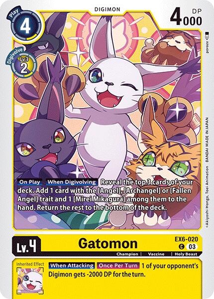 Gatomon [EX6-020] [Infernal Ascension] | Tables and Towers