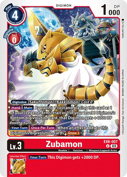 Zubamon [EX6-007] [Infernal Ascension] | Tables and Towers