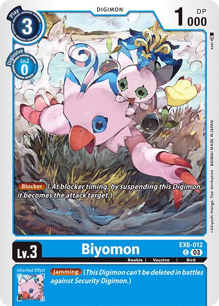 Biyomon [EX6-012] [Infernal Ascension] | Tables and Towers