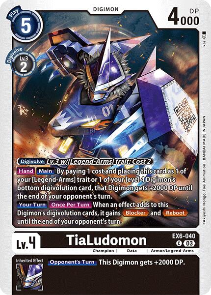 TiaLudomon [EX6-040] [Infernal Ascension] | Tables and Towers