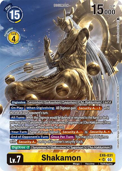 Shakamon [EX6-031] (Alternate Art) [Infernal Ascension] | Tables and Towers