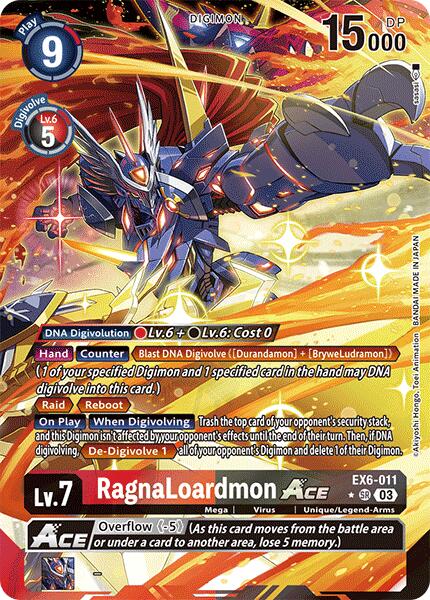 RagnaLoardmon ACE [EX6-011] (Alternate Art) [Infernal Ascension] | Tables and Towers