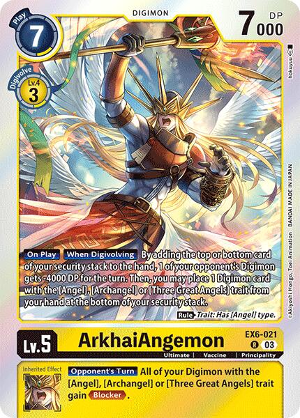 ArkhaiAngemon [EX6-021] [Infernal Ascension] | Tables and Towers