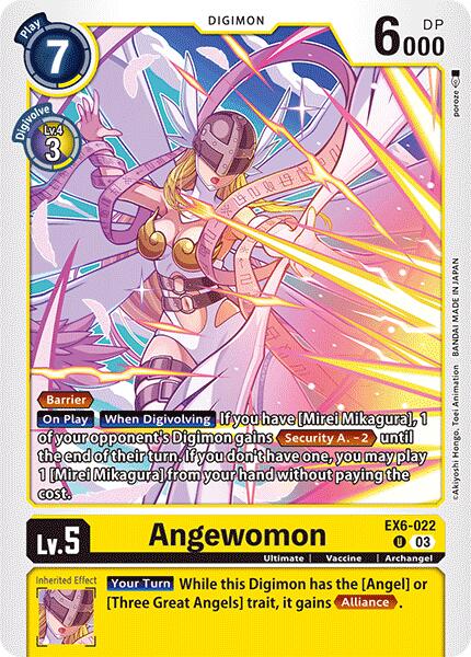 Angewomon [EX6-022] [Infernal Ascension] | Tables and Towers