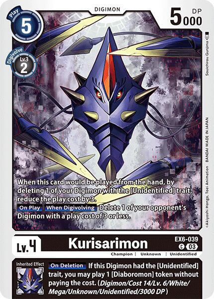 Kurisarimon [EX6-039] [Infernal Ascension] | Tables and Towers