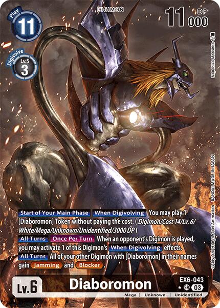 Diaboromon [EX6-043] (Alternate Art) [Infernal Ascension] | Tables and Towers