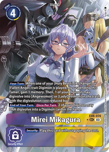 Mirei Mikagura [EX6-074] (Alternate Art) [Infernal Ascension] | Tables and Towers