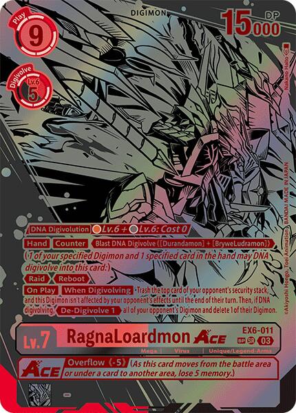 RagnaLoardmon ACE [EX6-011] (Textured) [Infernal Ascension] | Tables and Towers