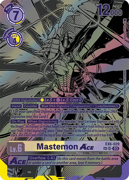 Mastemon ACE [EX6-029] (Textured) [Infernal Ascension] | Tables and Towers