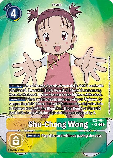 Shu-Chong Wong [EX6-064] (Box Promotion Pack: Infernal Ascension) [Infernal Ascension] | Tables and Towers