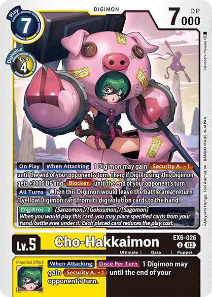 Cho-Hakkaimon [EX6-026] [Infernal Ascension] | Tables and Towers