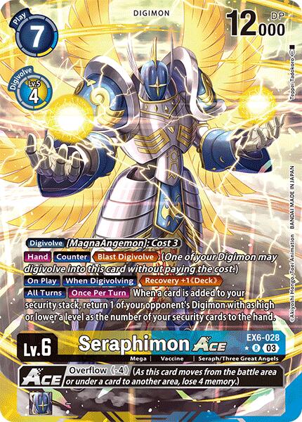 Seraphimon ACE [EX6-028] (Alternate Art) [Infernal Ascension] | Tables and Towers