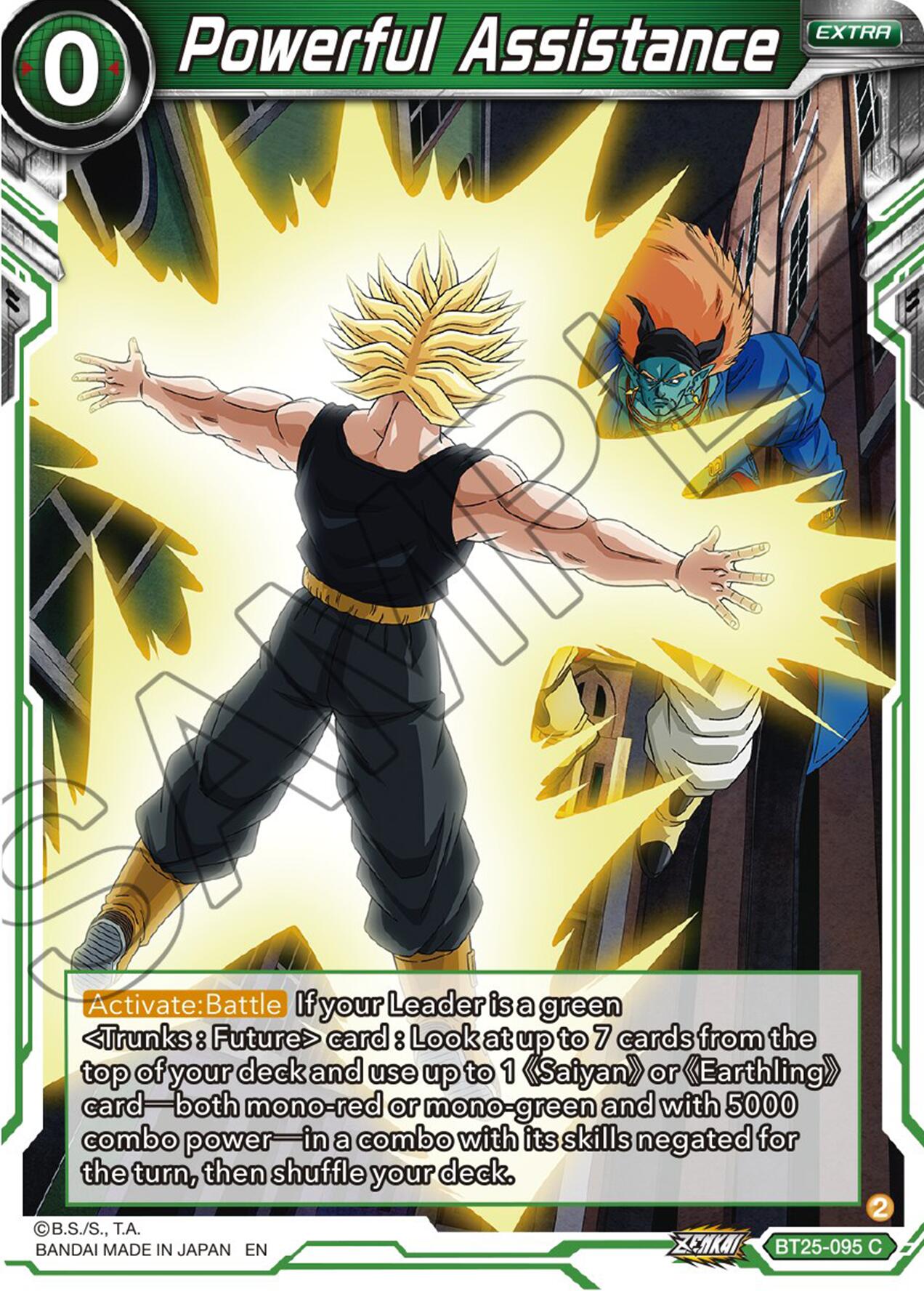 Powerful Assistance (BT25-095) [Legend of the Dragon Balls] | Tables and Towers