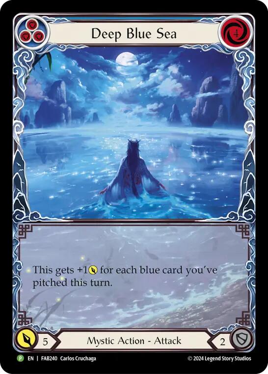 Deep Blue Sea [FAB240] (Promo)  Rainbow Foil | Tables and Towers