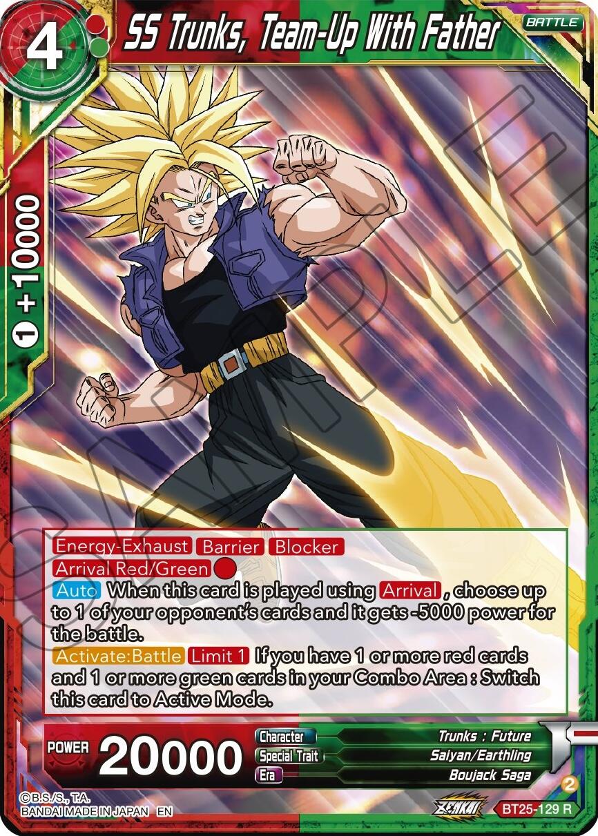 SS Trunks, Team-Up With Father (BT25-129) [Legend of the Dragon Balls] | Tables and Towers