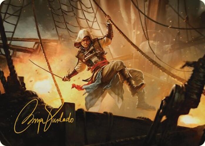 Edward Kenway Art Card (Gold-Stamped Signature) [Assassin's Creed Art Series] | Tables and Towers