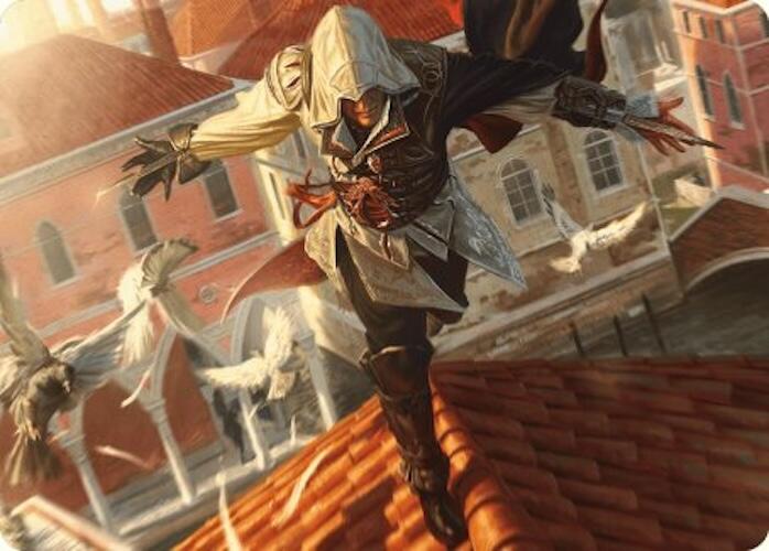 Ezio, Blade of Vengeance Art Card [Assassin's Creed Art Series] | Tables and Towers