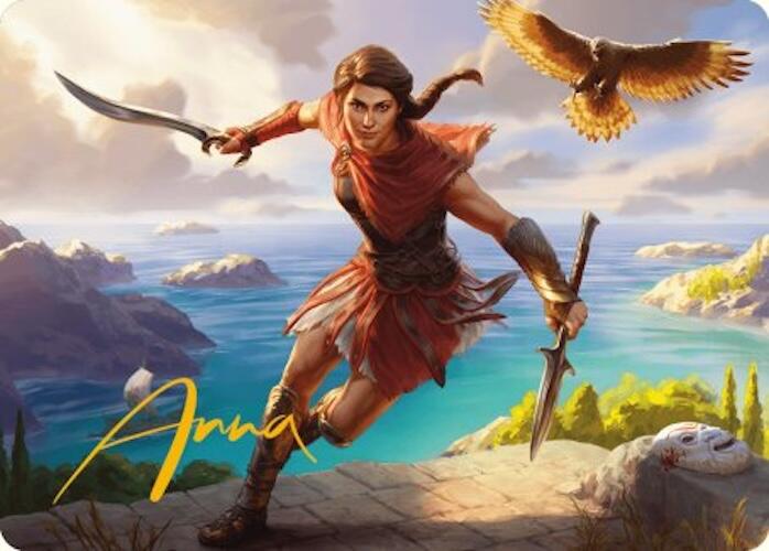 Kassandra, Eagle Bearer Art Card (Gold-Stamped Signature) [Assassin's Creed Art Series] | Tables and Towers