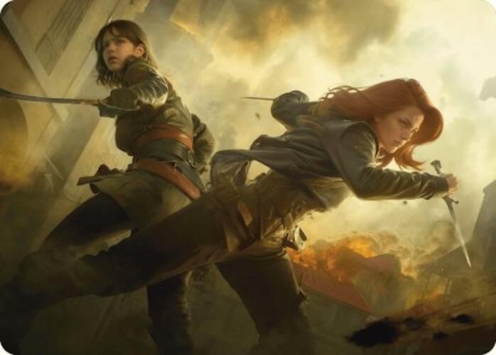 Mary Read and Anne Bonny Art Card [Assassin's Creed Art Series] | Tables and Towers