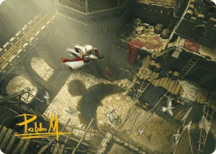 Rooftop Bypass Art Card (Gold-Stamped Signature) [Assassin's Creed Art Series] | Tables and Towers