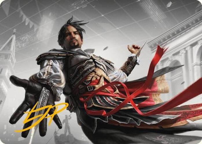 Ezio Auditore da Firenze Art Card (Gold-Stamped Signature) [Assassin's Creed Art Series] | Tables and Towers