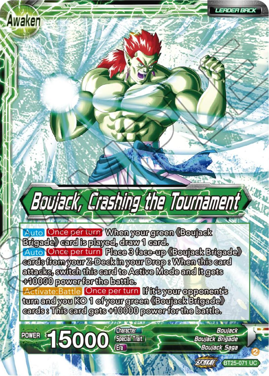 Boujack Brigade // Boujack, Crashing the Tournament (BT25-071) [Legend of the Dragon Balls] | Tables and Towers