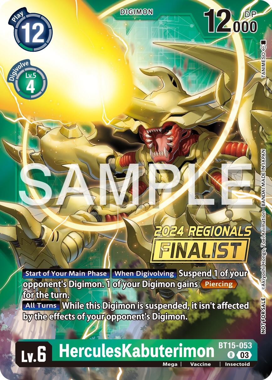 HerculesKabuterimon [BT15-053] (2024 Regionals Finalist) [Exceed Apocalypse] | Tables and Towers