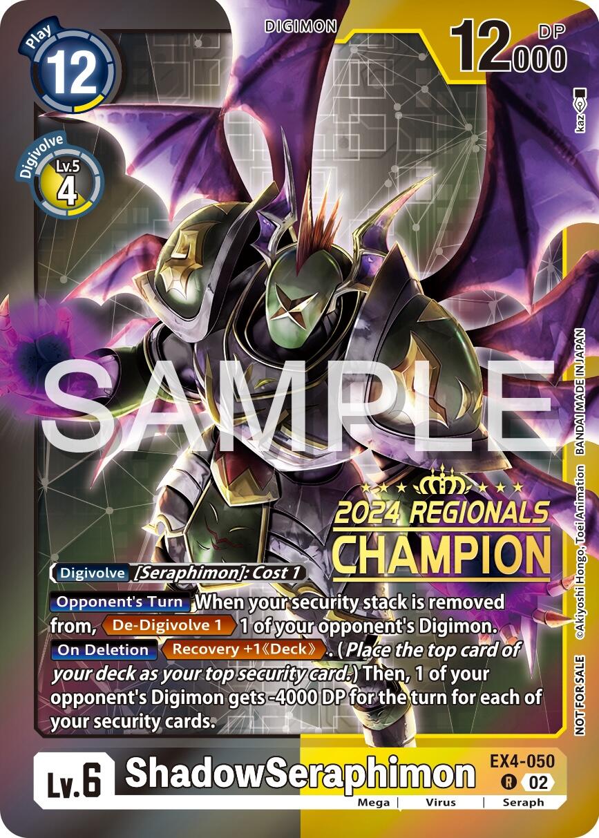 ShadowSeraphimon [EX4-050] (2024 Regionals Champion) [Alternative Being Booster] | Tables and Towers