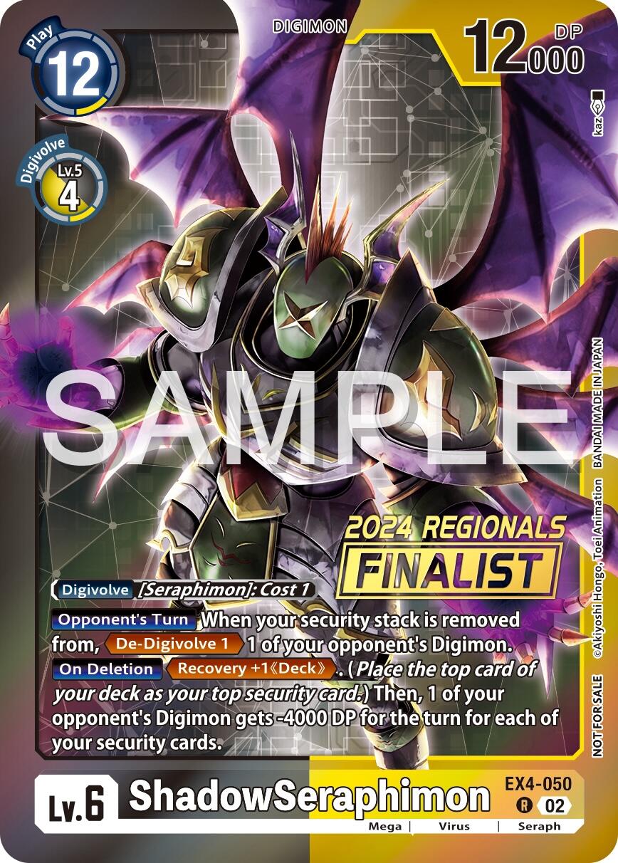 ShadowSeraphimon [EX4-050] (2024 Regionals Finalist) [Alternative Being Booster] | Tables and Towers