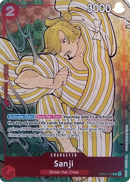 Sanji (English Version 1st Anniversary Set) [One Piece Promotion Cards] | Tables and Towers