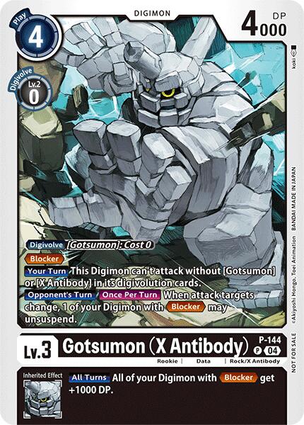 Gotsumon (X Antibody) [P-144] (Store Tournament 2024 Jul. – Sep. Participation Pack) [Promotional Cards] | Tables and Towers