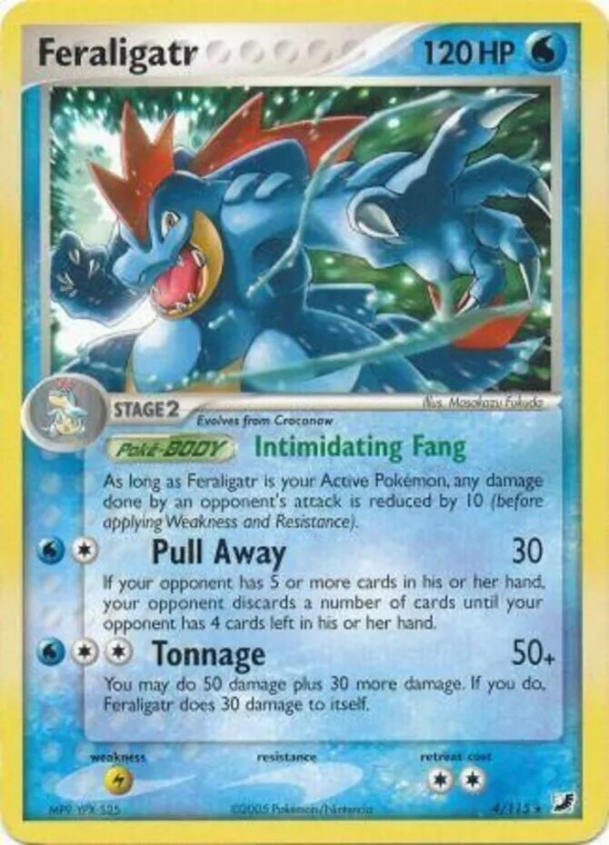 Feraligatr (4/115) (Theme Deck Exclusives) [EX: Unseen Forces] | Tables and Towers