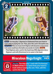 Miraculous Mega Knight [BT17-095] [Secret Crisis] | Tables and Towers