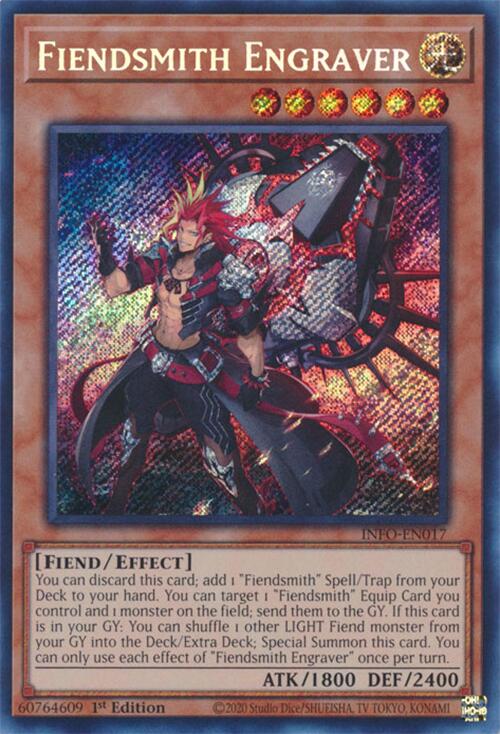 Fiendsmith Engraver [INFO-EN017] Secret Rare | Tables and Towers