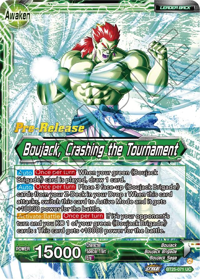 Boujack Brigade // Boujack, Crashing the Tournament (BT25-071) [Legend of the Dragon Balls Prerelease Promos] | Tables and Towers