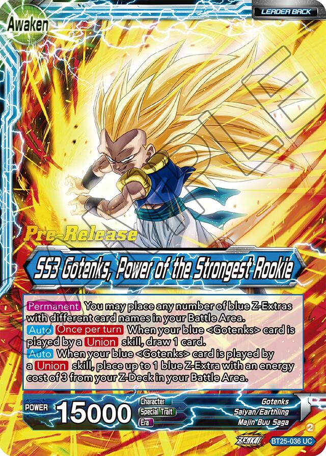 Gotenks // SS3 Gotenks, Power of the Strongest Rookie (BT25-036) [Legend of the Dragon Balls Prerelease Promos] | Tables and Towers