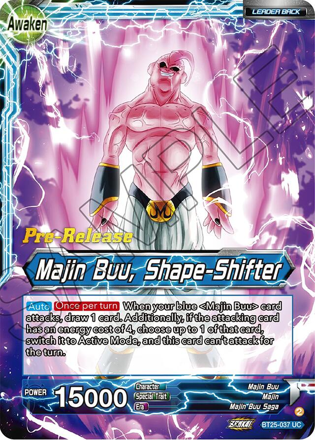 Majin Buu // Majin Buu, Shape-Shifter (BT25-037) [Legend of the Dragon Balls Prerelease Promos] | Tables and Towers