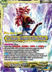 SS4 Son Goku & SS4 Vegeta // SS4 Gogeta, Strongest Fusion Explosion (BT25-098) [Legend of the Dragon Balls Prerelease Promos] | Tables and Towers