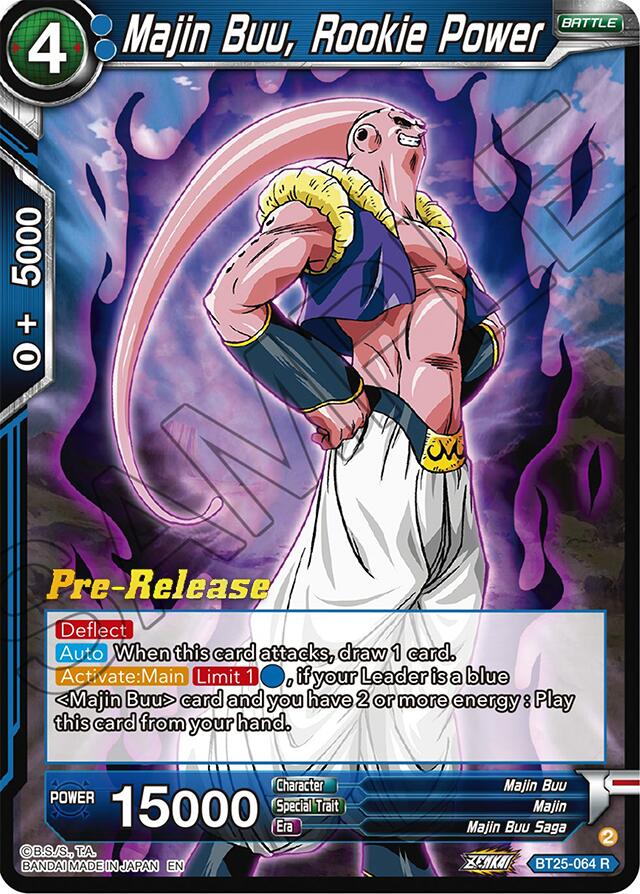 Majin Buu, Rookie Power (BT25-064) [Legend of the Dragon Balls Prerelease Promos] | Tables and Towers