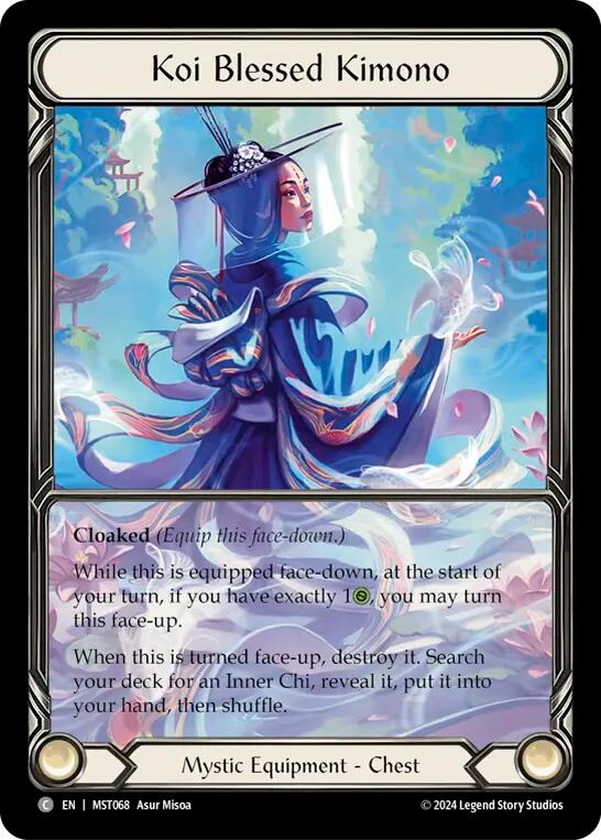 Koi Blessed Kimono (Extended Art) [MST068] (Part the Mistveil)  Cold Foil | Tables and Towers