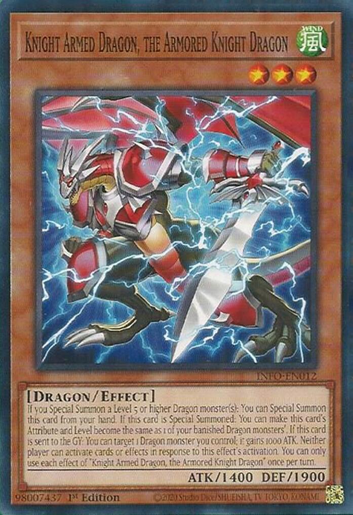 Knight Armed Dragon, the Armored Knight Dragon [INFO-EN012] Common | Tables and Towers