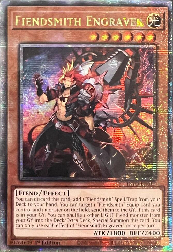 Fiendsmith Engraver (Quarter Century Secret Rare) [INFO-EN017] Quarter Century Secret Rare | Tables and Towers