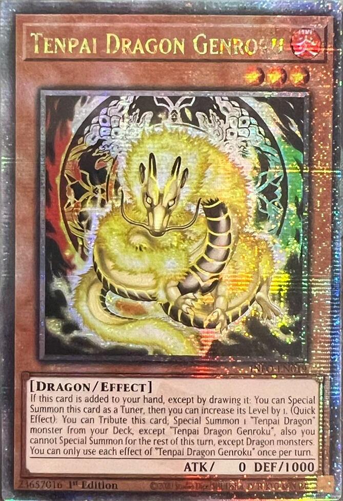 Tenpai Dragon Genroku (Quarter Century Secret Rare) [INFO-EN019] Quarter Century Secret Rare | Tables and Towers