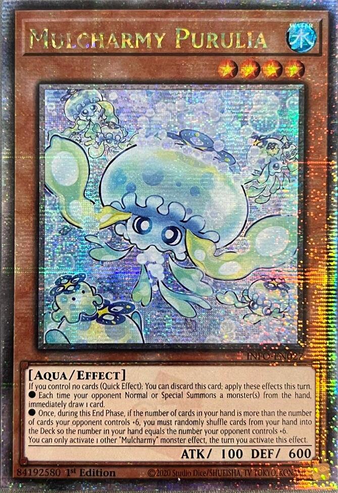 Mulcharmy Purulia (Quarter Century Secret Rare) [INFO-EN027] Quarter Century Secret Rare | Tables and Towers