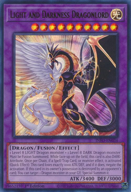 Light and Darkness Dragonlord [INFO-EN034] Ultra Rare | Tables and Towers