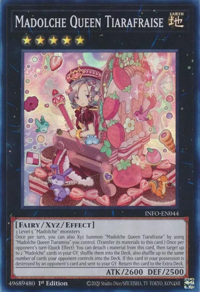 Madolche Queen Tiarafraise [INFO-EN044] Super Rare | Tables and Towers