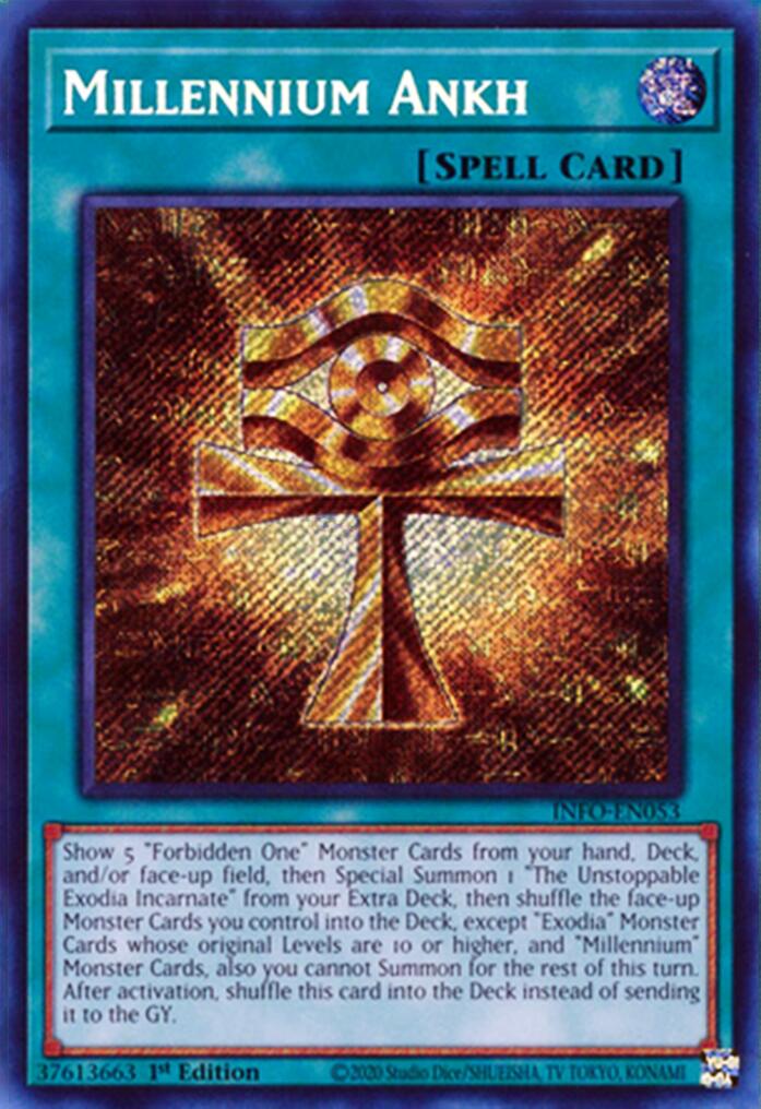 Millennium Ankh [INFO-EN053] Secret Rare | Tables and Towers