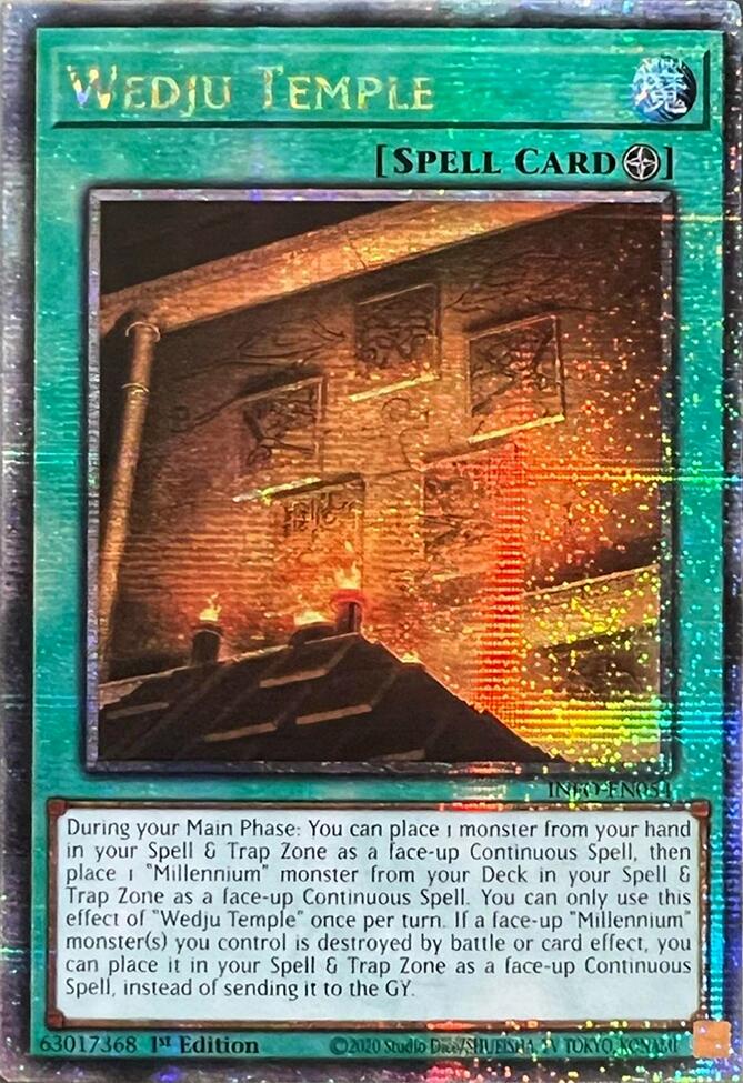 Wedju Temple (Quarter Century Secret Rare) [INFO-EN054] Quarter Century Secret Rare | Tables and Towers